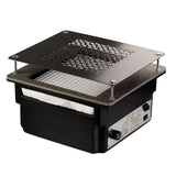 TERI 800 - Aspirateur Ongles Encastrable - 100W Réels - Garantie 5 Ans - Noir & Grille Noire
