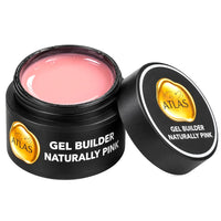 Pot ouvert du Gel Builder Atlas Naturally Pink rose naturel