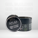 Non Sticky Gel Clear Atlas 30 g transparent pour Nail Art 3D sans TPO