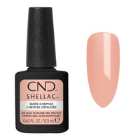 CND Shellac Bare Chemise 12,5 ml avec nuancier nude beige pêche rosé