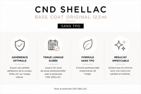 Avantages de la CND Shellac Base Coat Original 12,5 ml