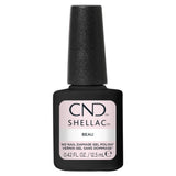 Flacon CND Shellac Beau vernis semi-permanent rose nude semi-transparent 12,5 ml