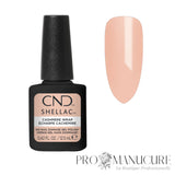 CND Shellac Cashmere Wrap – nuancier nude beige rosé et flacon 12,5 ml