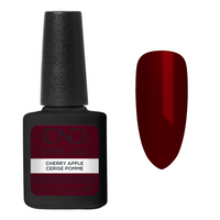 CND Shellac Cherry Apple 12,5 ml avec nuancier rouge cerise foncé aux nuances bordeaux