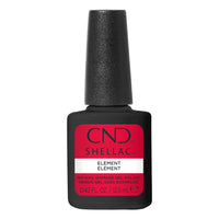Flacon CND Shellac Element 12,5 ml Sans TPO, vernis semi-permanent rouge intense