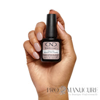 CND Shellac Field Fox nude taupe rosé porté sur les ongles avec flacon 12,5 ml