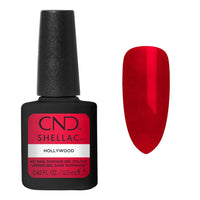 CND Shellac Hollywood 12,5 ml avec nuancier rouge intense aux reflets lumineux