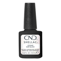 CND Shellac Ice Bar 12,5 ml – Vernis semi-permanent blanc glacé nacré