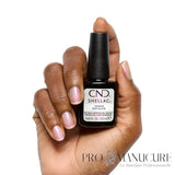 CND Shellac Ice Bar porté sur les ongles avec flacon 12,5 ml