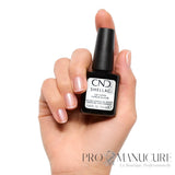 CND Shellac Ice Vapor porté sur les ongles avec flacon 12,5 ml