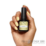 CND Shellac Jellied Marmelade porté sur les ongles avec flacon 12,5 ml