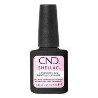 Vernis semi-permanent CND Shellac Lavender Lace 12,5 ml lavande pastel