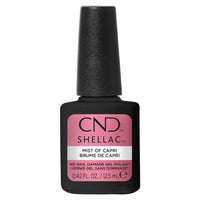 Flacon CND Shellac Mist of Capri vernis semi-permanent rose corail nacré 12,5 ml