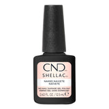Flacon de vernis semi-permanent CND Shellac Naked Naivete 12,5 ml, teinte nude beige rosé Sans TPO