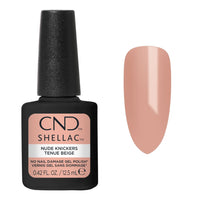 CND Shellac Nude Knickers 12,5 ml avec nuancier nude beige rosé