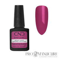 Nuancier violet orchidée CND Shellac Orchid Canopy avec flacon 12,5 ml