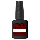 CND Shellac Oxblood 12,5 ml Sans TPO – vernis semi-permanent rouge bordeaux foncé