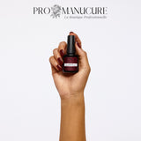 Swatch couleur CND Shellac Oxblood – rouge bordeaux profond