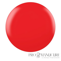 Swatch de la teinte CND Shellac Poppy Fields rouge coquelicot