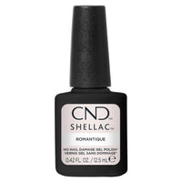 Flacon CND Shellac Romantique vernis semi-permanent rose laiteux translucide 12,5 ml
