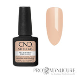 CND Shellac Silk Slip Dress – flacon 12,5 ml et nuancier nude beige rosé