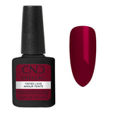 CND Shellac Tinted Love – nuancier rouge framboise profond aux nuances grenat