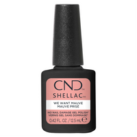 Vernis semi-permanent CND Shellac We Want Mauve mauve rosé nude 12,5 ml