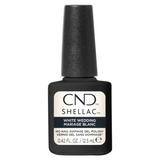Vernis semi-permanent CND Shellac White Wedding blanc crème 12,5 ml