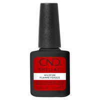 CND Shellac Wildfire 12,5 ml Sans TPO – vernis semi-permanent rouge intense