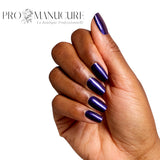 Manucure violet profond OPI GelColor Dont Over Ink It