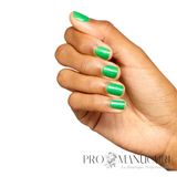 Vernis semi-permanent OPI GelColor Lime of My Life vert lime scintillant sur ongles