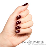 OPI GelColor Vampire State Building bordeaux profond sur les ongles