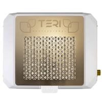 TERI Diamond 111W - Aspirateur de Table Professionnel - Blanc & Grille Gold - Garantie 5 ans