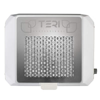 TERI Diamond 111W - Aspirateur de Table Professionnel - Blanc & Grille Silver - Garantie 5 ans