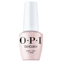Vernis semi-permanent OPI GelColor Baby Take A Vow rose nude pâle