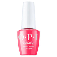 Vernis semi-permanent OPI GelColor Bright Where I Belong rose corail vif