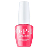 Vernis semi-permanent OPI GelColor Bright Where I Belong rose corail vif
