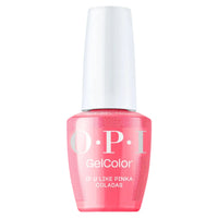 Vernis semi-permanent OPI GelColor If U Like Pinka Coladas rose vif