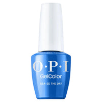 Vernis semi-permanent OPI GelColor Sea-ze The Day bleu vif
