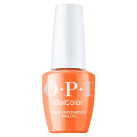 Vernis semi-permanent OPI GelColor Your Zestination Awaits orange corail 15 ml