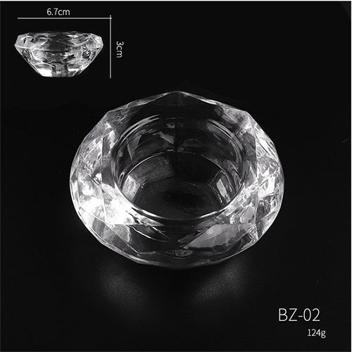 ProManucure Bol de Liquide Crystal de Verre - Rond Bizot