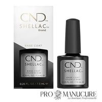 Boite et Flacon CND Shellac Base Coat sans TPO